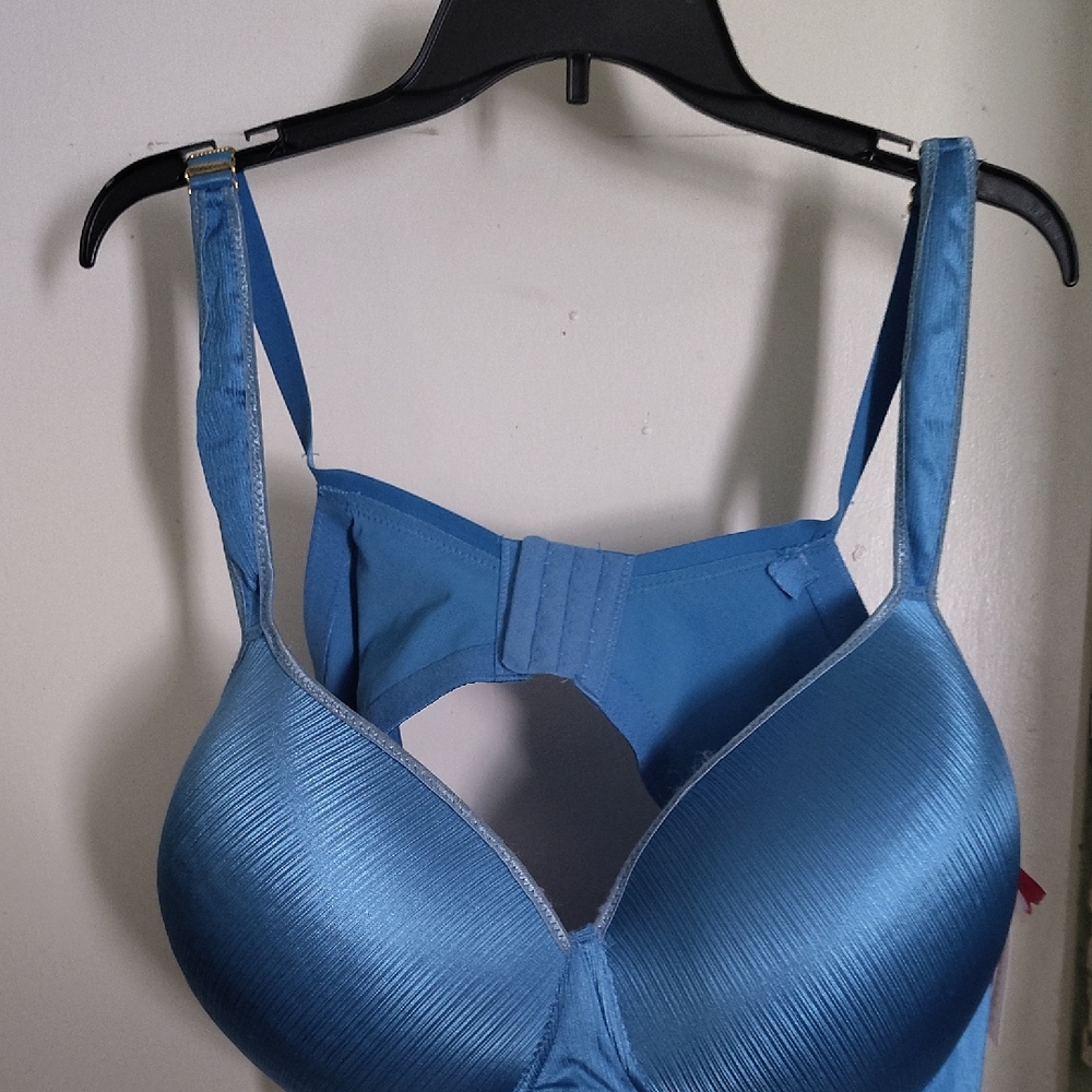 Ashley Stewart Vibrant Blue Cutout Bra